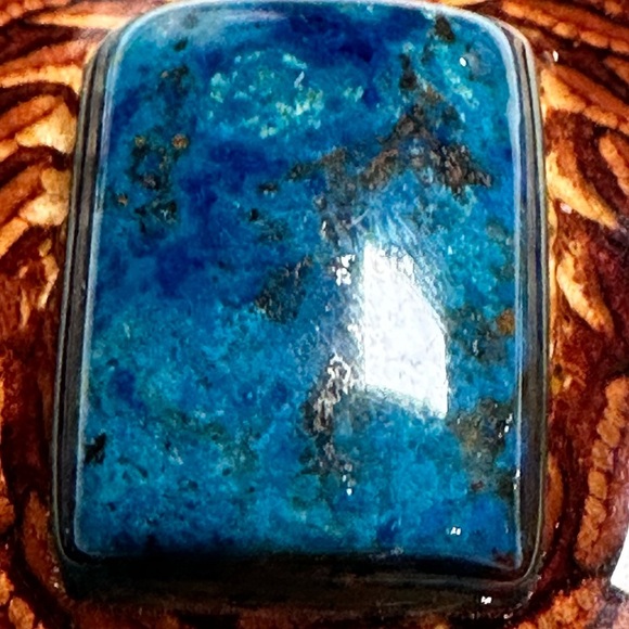 🛍️soldNECKLACE Handcrafted Pinecone pendant center cut heart on cord 4007 B - Picture 6 of 14